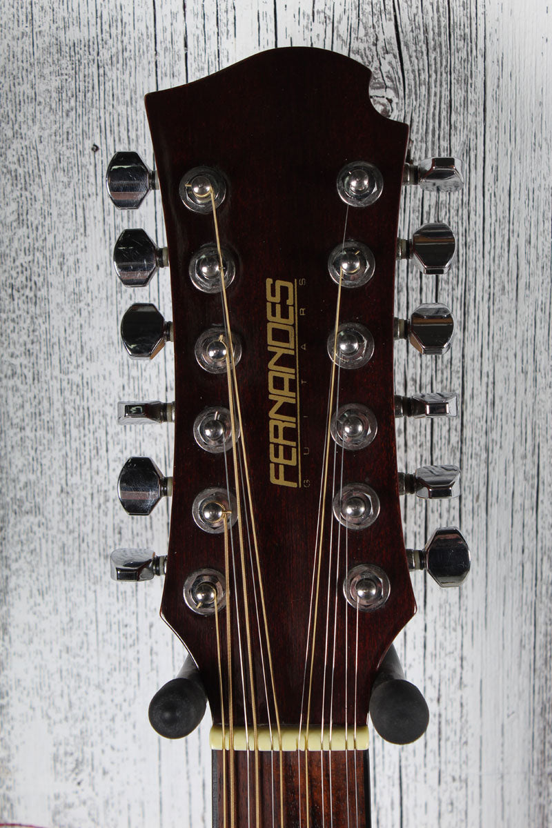 Fernandes Palisade D30-12 12 String Acoustic Electric Guitar with Hardshell Case