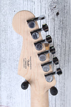 Fender Squier Sonic Stratocaster HSS Electric Guitar Black with Black Pickguard