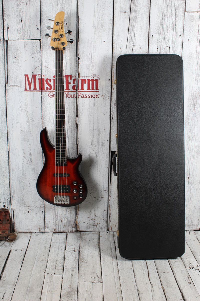 Schecter 2004 Diamond Series CV-5 5 String Electric Bass Guitar w Hardshell Case