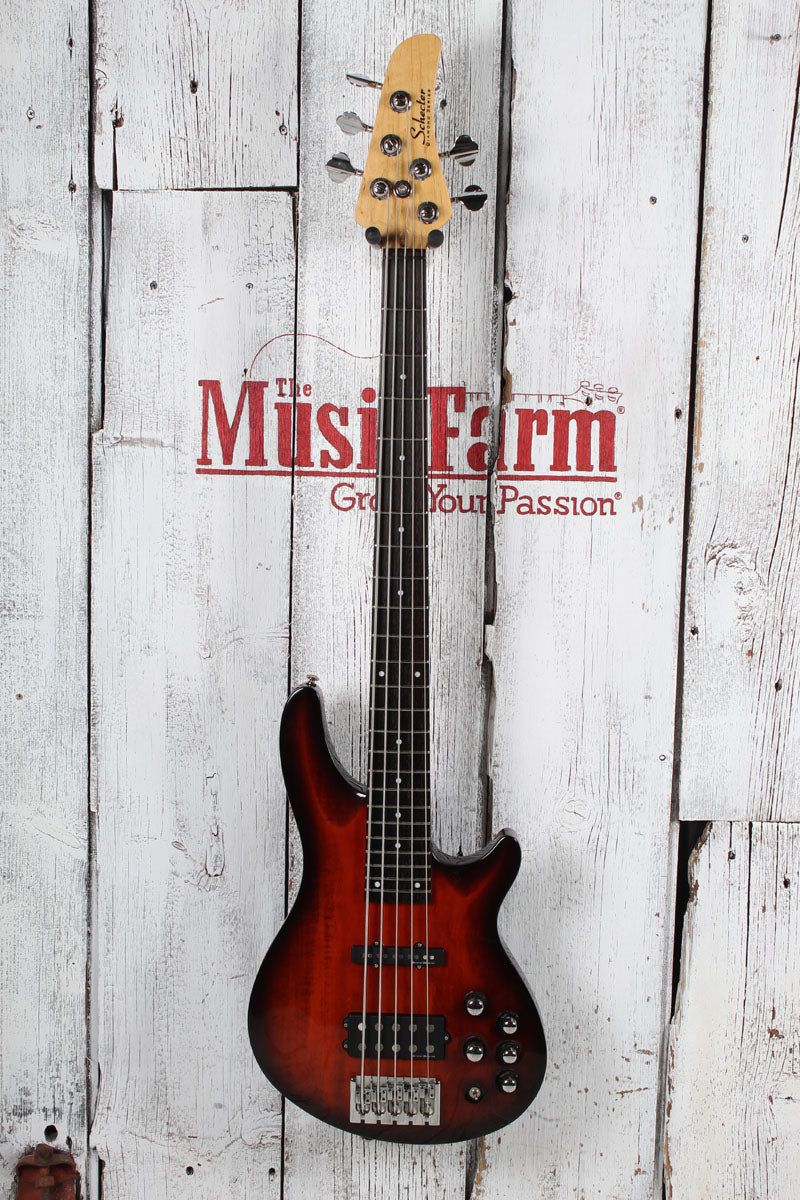 Schecter 2004 Diamond Series CV-5 5 String Electric Bass Guitar w Hardshell Case