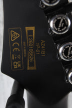 Ibanez Iron Label AZ41B1 Solid Body Electric Guitar Black Flat Finish