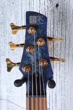 Load image into Gallery viewer, Ibanez SR305EDX 5 String Electric Bass Guitar Cosmic Blue Frozen Matte Finish