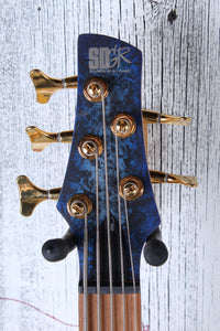 Ibanez SR305EDX 5 String Electric Bass Guitar Cosmic Blue Frozen Matte Finish