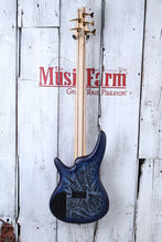 Load image into Gallery viewer, Ibanez SR305EDX 5 String Electric Bass Guitar Cosmic Blue Frozen Matte Finish