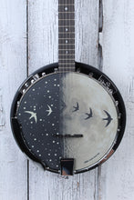 Load image into Gallery viewer, Luna Moonbird Banjo 5 String Acoustic Electric Banjo BGB MOON 5E