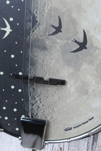 Luna Moonbird Banjo 5 String Acoustic Electric Banjo BGB MOON 5E