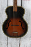 Harmony Vintage H1215 Archtop Acoustic Guitar Tobacco Burst with Hardshell Case