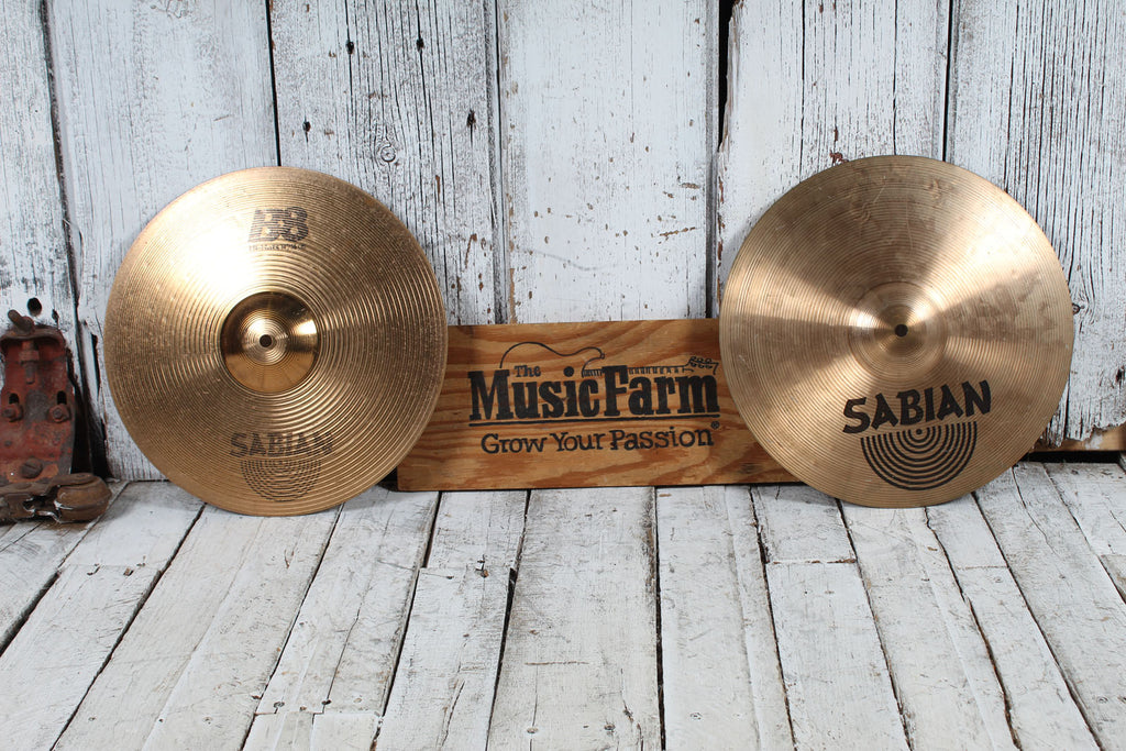 Sabian B8 14 Inch Hi-Hat Cymbal Pair 14" HiHat Drum Cymbals