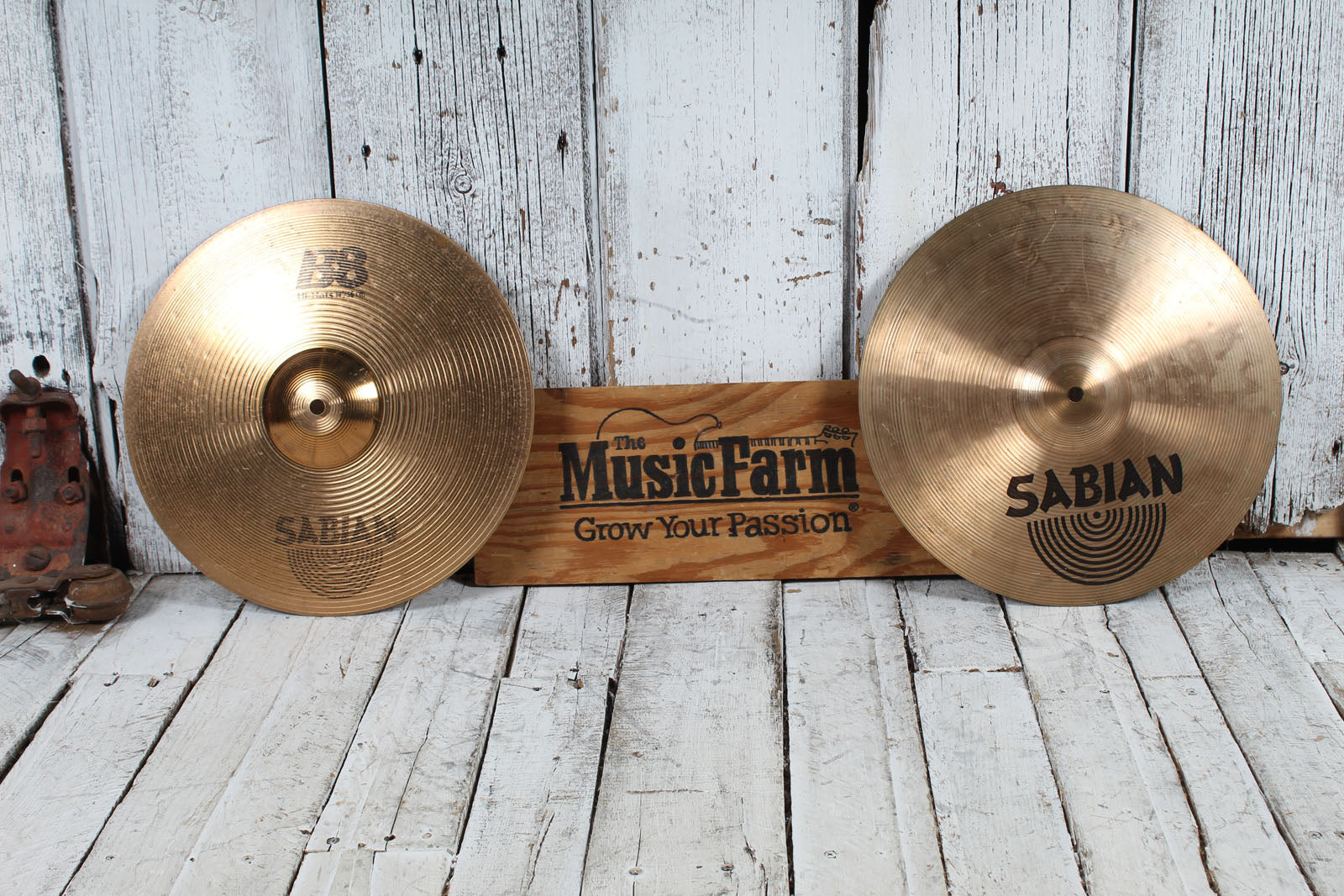 Sabian B8 14 Inch Hi-Hat Cymbal Pair 14" HiHat Drum Cymbals
