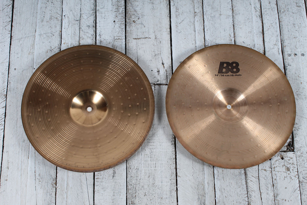 Sabian B8 14 Inch Hi-Hat Cymbal Pair 14" HiHat Drum Cymbals