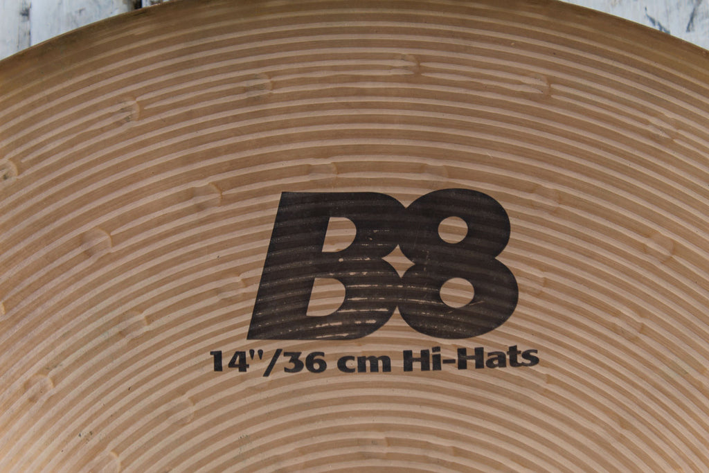 Sabian B8 14 Inch Hi-Hat Cymbal Pair 14" HiHat Drum Cymbals