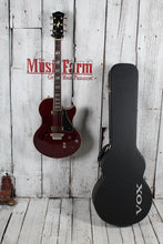 Load image into Gallery viewer, Vox Virage VGSC Semi-Hollow Body Electric Guitar Deep Cherry with Hardshell Case