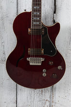 Load image into Gallery viewer, Vox Virage VGSC Semi-Hollow Body Electric Guitar Deep Cherry with Hardshell Case