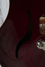 Load image into Gallery viewer, Vox Virage VGSC Semi-Hollow Body Electric Guitar Deep Cherry with Hardshell Case