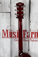 Load image into Gallery viewer, Vox Virage VGSC Semi-Hollow Body Electric Guitar Deep Cherry with Hardshell Case