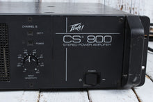 Load image into Gallery viewer, Peavey CS-800 Power Amplifier 800 Watt 2 Channel Stereo Power Amplifier