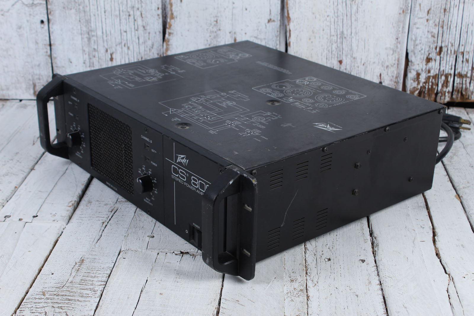 Peavey CS-800 Power Amplifier 800 Watt 2 Channel Stereo Power