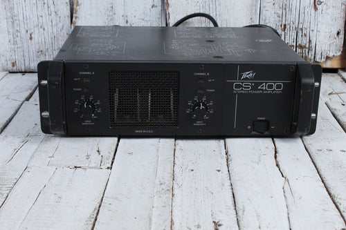 Peavey CS-400 Power Amplifier 400 Watt 2 Channel Stereo Power Amplifier