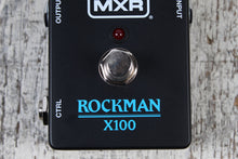 Load image into Gallery viewer, MXR Rockman X100 Preamp Pedal Electric Guitar Analog Preamp Effects Pedal