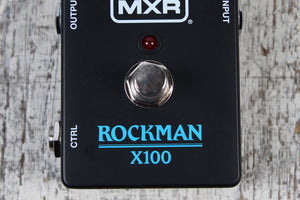 MXR Rockman X100 Preamp Pedal Electric Guitar Analog Preamp Effects Pedal