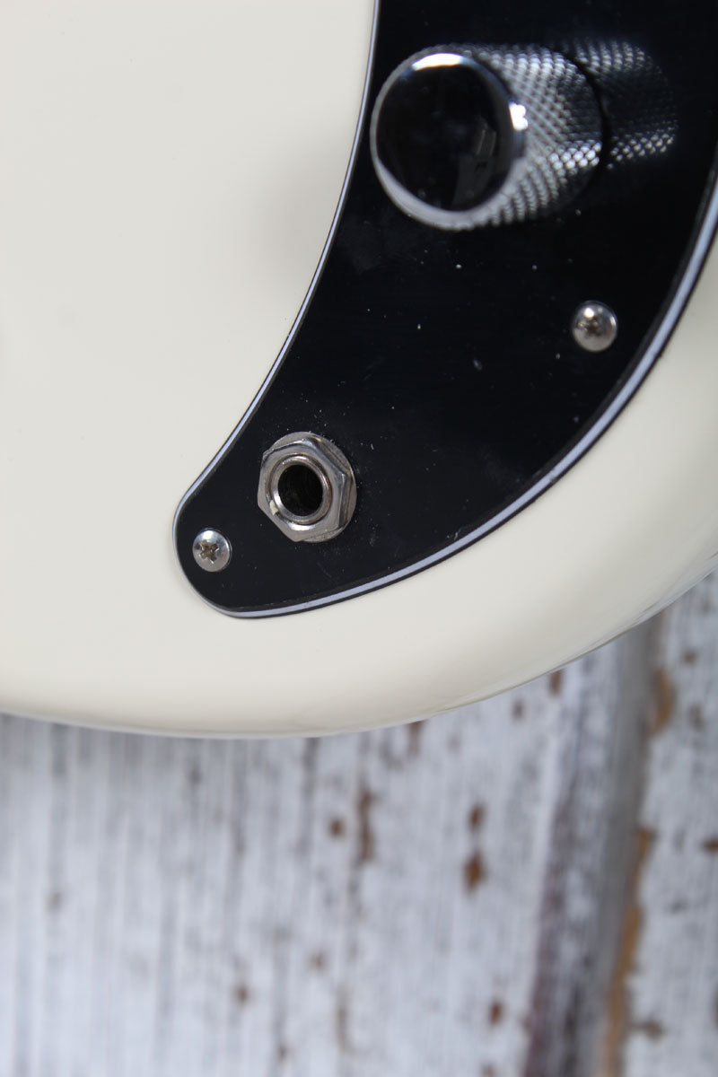 Fender Standard Precision Bass 4 String Electric Bass Guitar Olympic White
