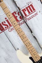 Fender Standard Precision Bass 4 String Electric Bass Guitar Olympic White