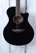 Load image into Gallery viewer, Yamaha APX Series APX600 Thinline Cutaway Acoustic Electric Guitar Black Finish