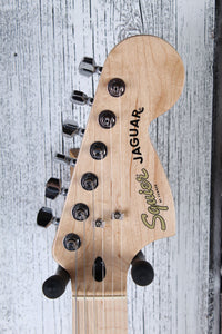 Fender Squier FSR Affinity Jaguar Electric Guitar Graffiti Yellow Finish
