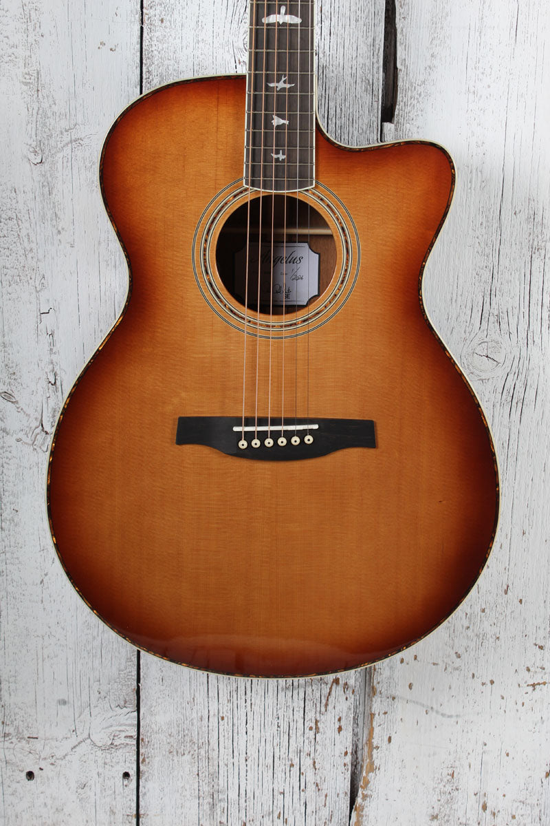 PRS Angelus SE A40E Acoustic Electric Guitar Tobacco Sunburst w Hardshell Case
