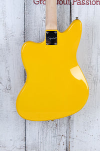 Fender Squier FSR Affinity Jaguar Electric Guitar Graffiti Yellow Finish