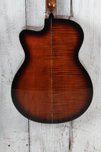PRS Angelus SE A50E Acoustic Electric Guitar Black Gold Burst w Hardshell Case