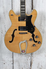 Load image into Gallery viewer, Hagstrom Viking Deluxe Semi-Hollow Body Electric Guitar with Hardshell Case