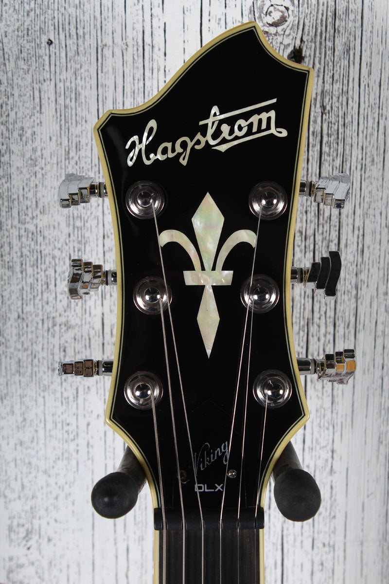 Hagstrom Viking Deluxe Semi-Hollow Body Electric Guitar with Hardshell Case