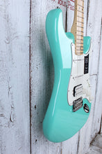 Load image into Gallery viewer, Fender Player Stratocaster HSS Electric Guitar Maple Fretboard Sea Foam Green