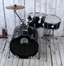 Load image into Gallery viewer, Percussion Plus 3 Piece Drum Shell Kit with Pedal Snare Stand Mini Boom &amp; Cymbal