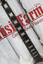 Load image into Gallery viewer, DBZ Diamond Renegade ST Plus Electric Guitar White with Silver Stripes with Case