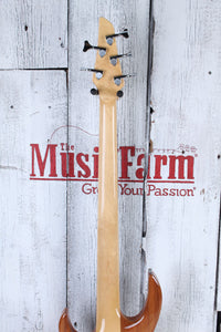 Carvin LB75 Fretless 5 String Electric Bass Guitar Natural with Hardshell Case