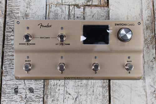 Fender Switchboard Effects Operator Guitar Effects Pedal Switcher w Power Supply