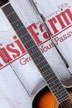 Load image into Gallery viewer, Washburn EA15 ATB Mini Jumbo Acoustic Electric Guitar Flame Maple Tobacco Burst