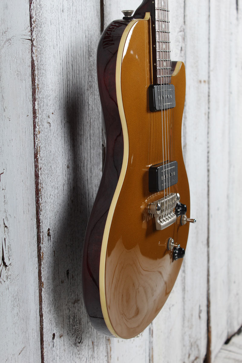 Vox 2010's SSC-33 Gold Top Single Cut Electric Guitar with Hardshell Case