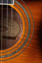 Load image into Gallery viewer, Washburn EA15 ATB Mini Jumbo Acoustic Electric Guitar Flame Maple Tobacco Burst