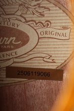Load image into Gallery viewer, Washburn EA15 ATB Mini Jumbo Acoustic Electric Guitar Flame Maple Tobacco Burst