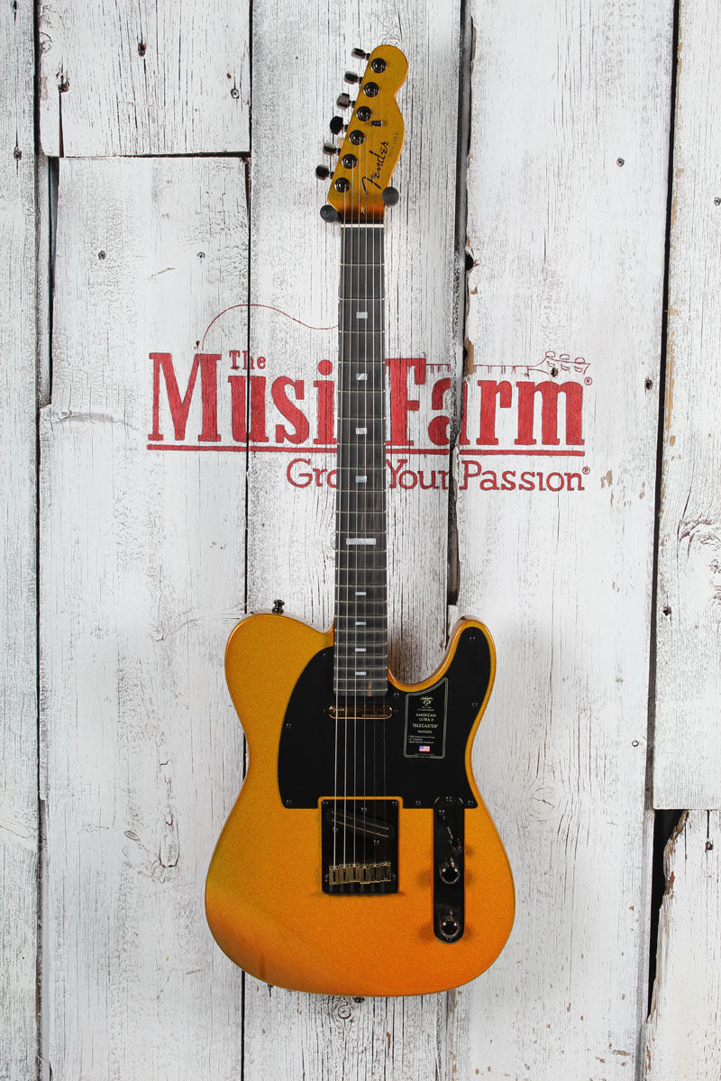 Fender 75th Anniversary American Ultra II Telecaster Electric Guitar with Case