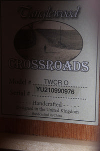 Tanglewood TWCR O Crossroads Orchestra Acoustic Guitar Whiskey Barrel Burst Satin