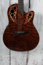Load image into Gallery viewer, Ovation Celebrity Elite CE44 Mid Depth Acoustic Electric Guitar Dark Tiger Eye