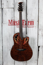 Load image into Gallery viewer, Ovation Celebrity Elite CE44 Mid Depth Acoustic Electric Guitar Dark Tiger Eye