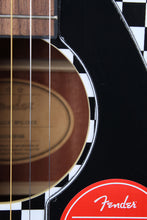 Load image into Gallery viewer, Fender Tim Armstrong Hellcat Concert Acoustic Electric Guitar Checkerboard