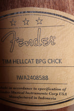 Load image into Gallery viewer, Fender Tim Armstrong Hellcat Concert Acoustic Electric Guitar Checkerboard