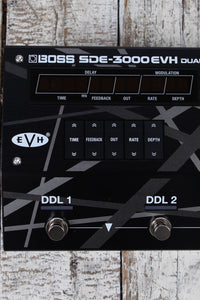 Boss SDE-3000 EVH Dual Digital Delay Pedal Electric Guitar Delay Effects Pedal