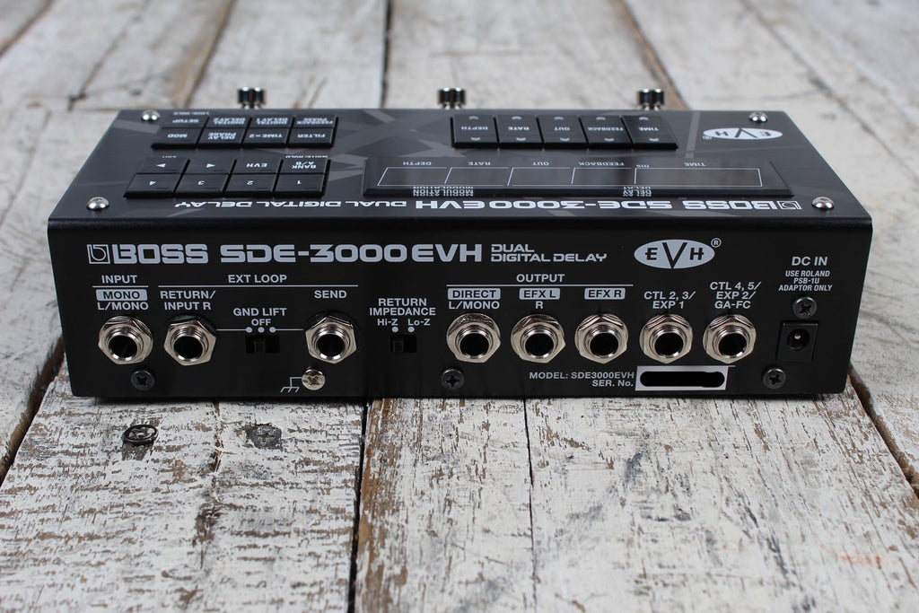 Boss SDE-3000 EVH Dual Digital Delay Pedal Electric Guitar Delay Effects Pedal